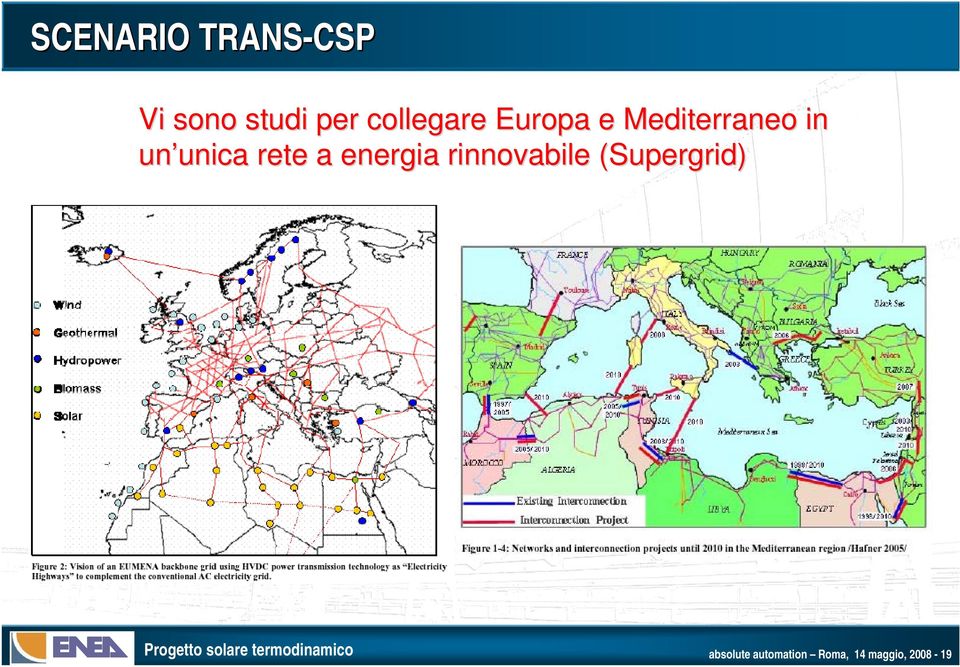 unica rete a energia rinnovabile (Supergrid(