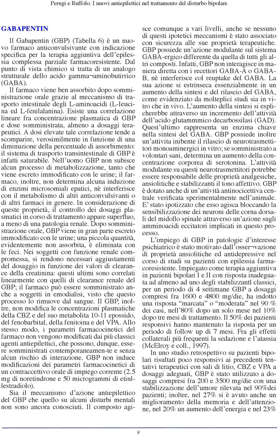 epilessia complessa parziale farmacoresistente. Dal punto di vista chimico si tratta di un analogo strutturale dello acido gamma aminobutirrico (GABA).