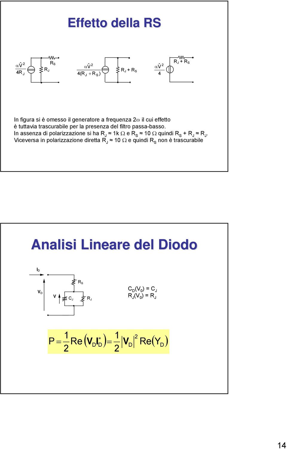 n assenza di polarizzazione si ha k e quindi +.