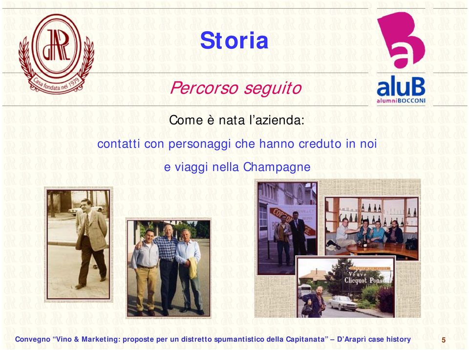 Champagne Convegno Vino & Marketing: proposte per un