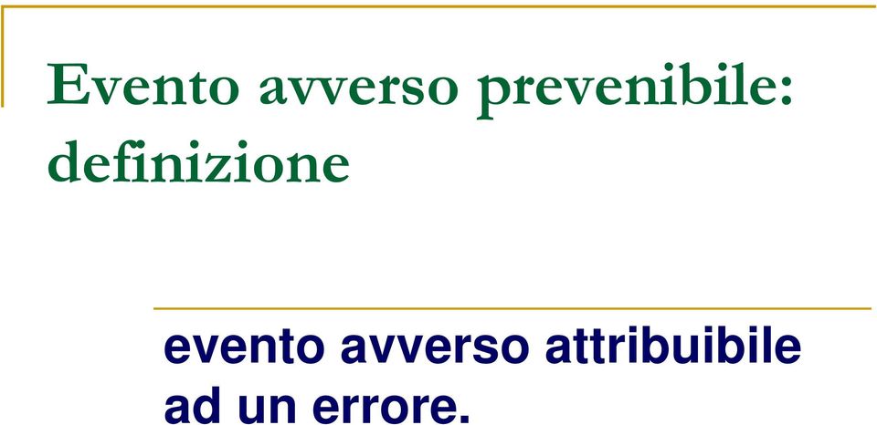 definizione evento