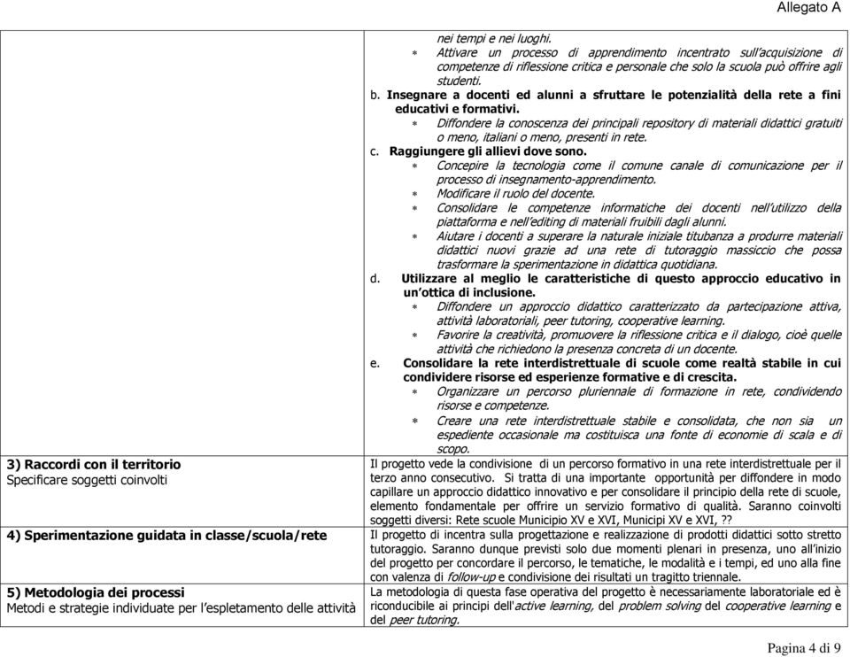 Insegnare a docenti ed alunni a sfruttare le potenzialità della rete a fini educativi e formativi.