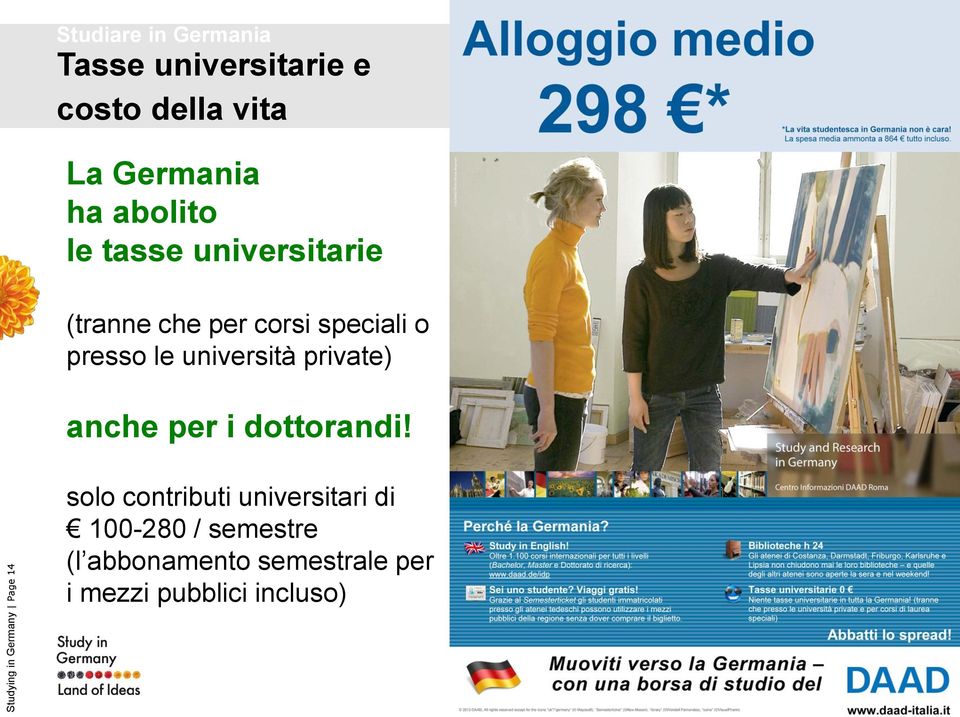 università private) anche per i dottorandi!