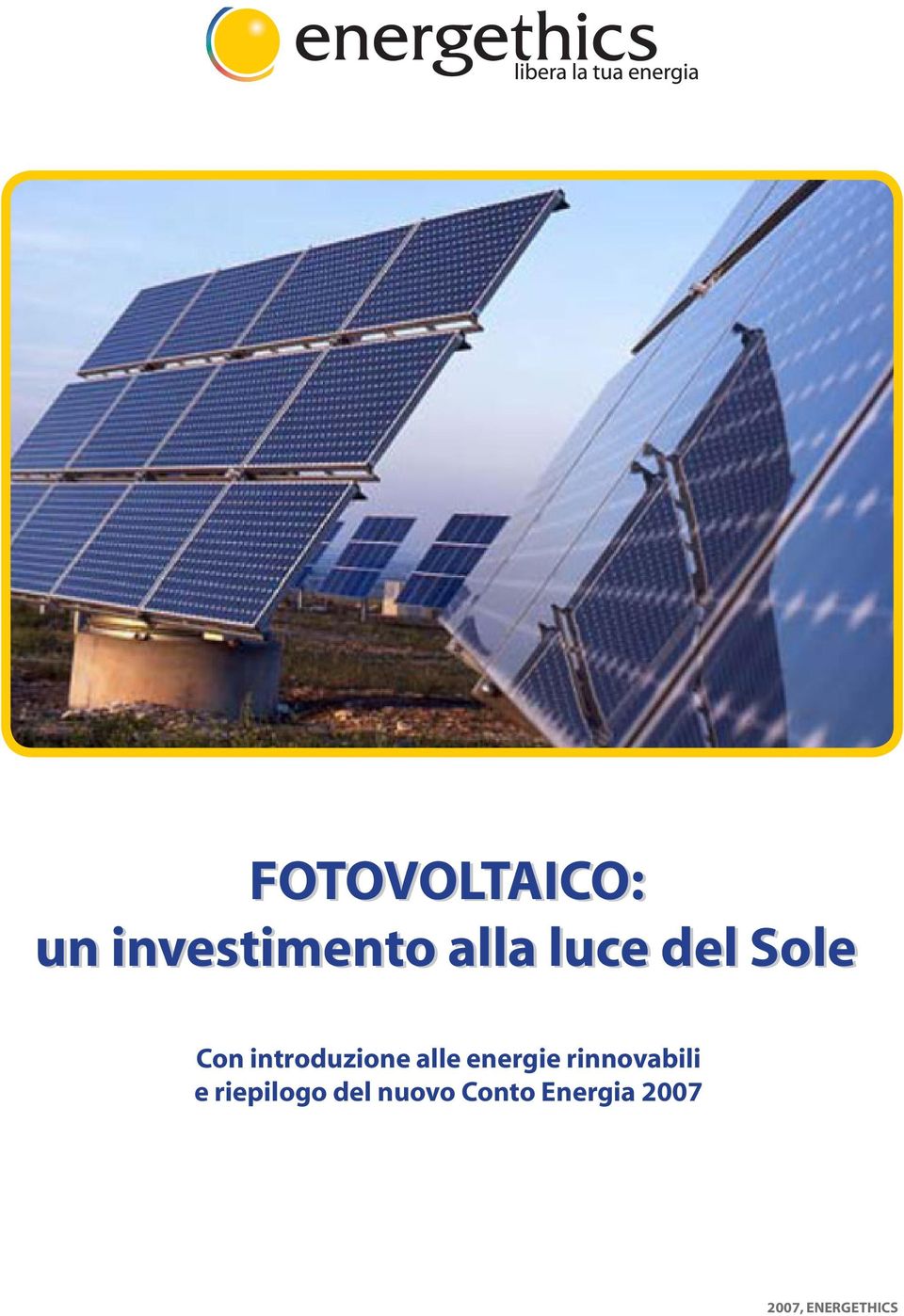 energie rinnovabili e riepilogo del