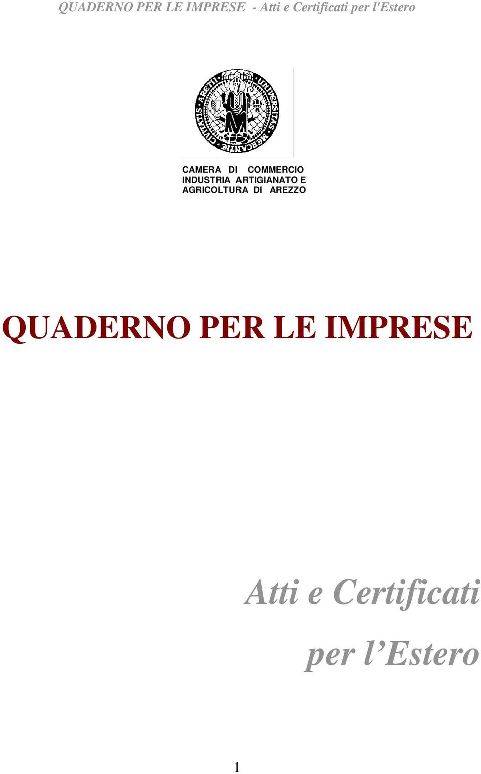 AREZZO QUADERNO PER LE IMPRESE