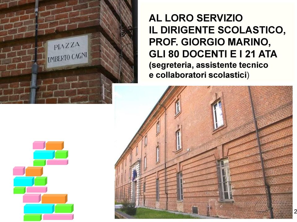 GIORGIO MARINO, GLI 80 DOCENTI E I 21