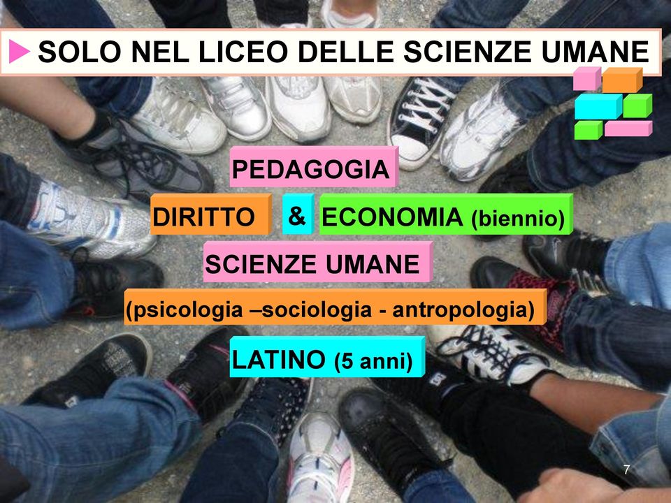 (biennio) SCIENZE UMANE (psicologia