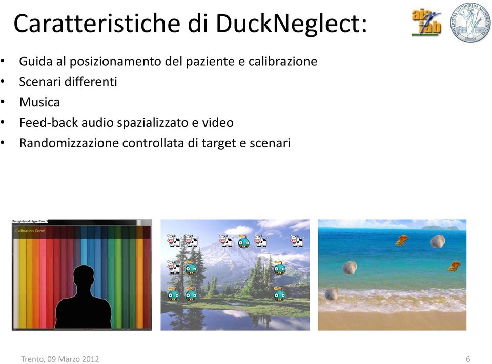 differenti Musica Feed-back audio spazializzato e