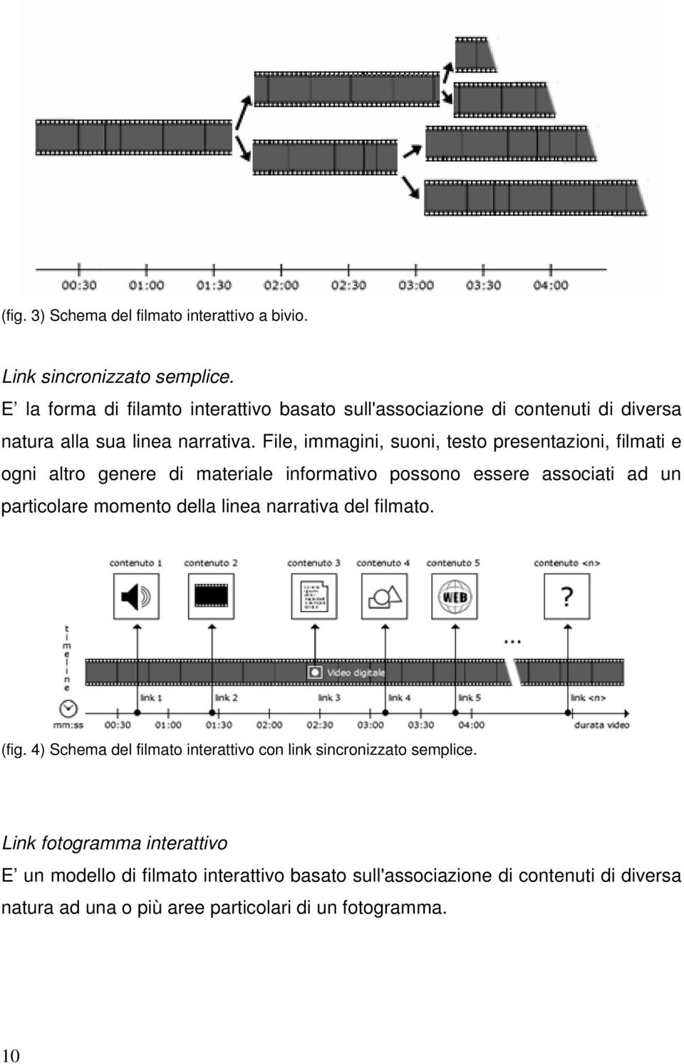 File, immagini, suoni, testo presentazioni, filmati e ogni altro genere di materiale informativo possono essere associati ad un particolare momento della