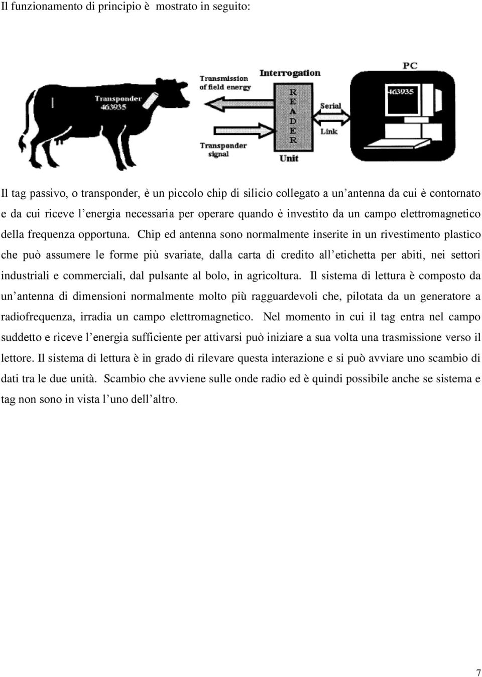 Chip ed antenna sono normalmente inserite in un rivestimento plastico che può assumere le forme più svariate, dalla carta di credito all etichetta per abiti, nei settori industriali e commerciali,