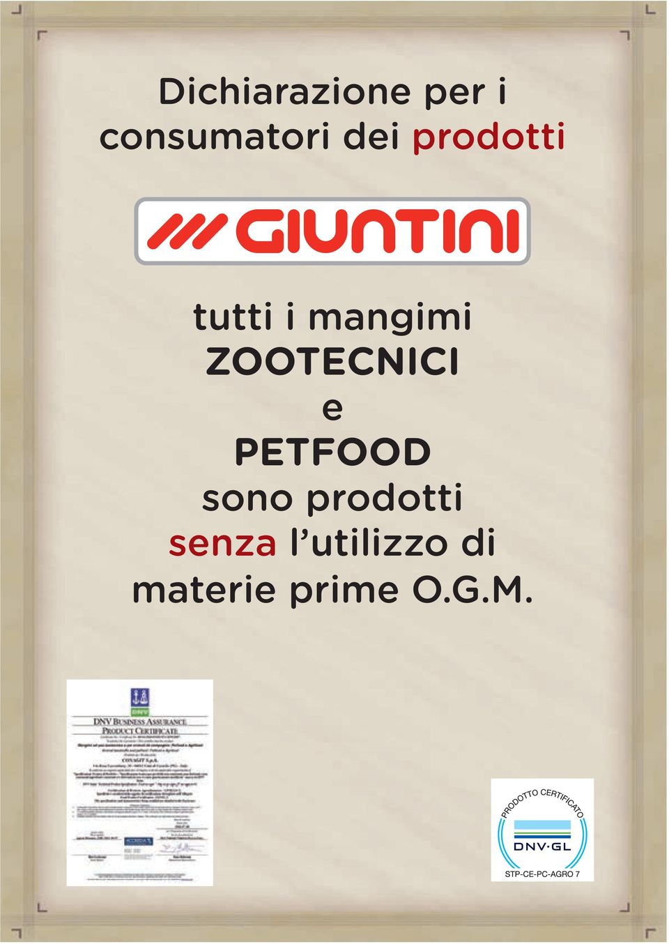 ZOOTECNICI e PETFOOD sono