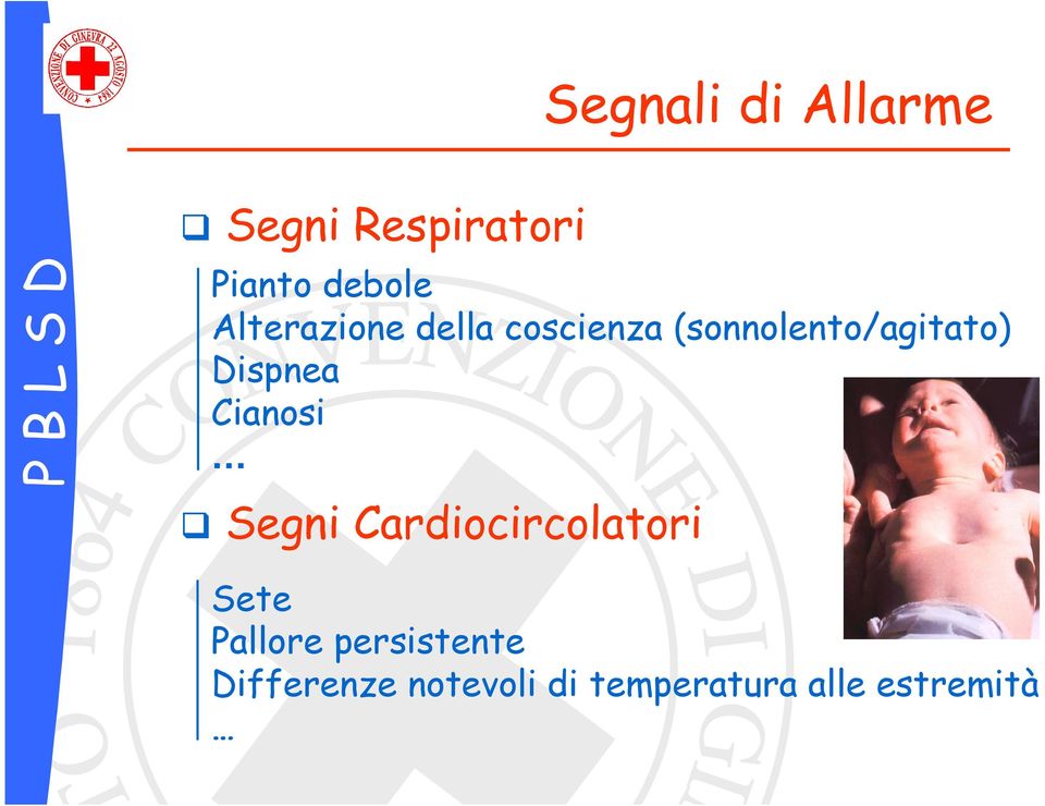 Dispnea Cianosi Segni Cardiocircolatori Sete Pallore