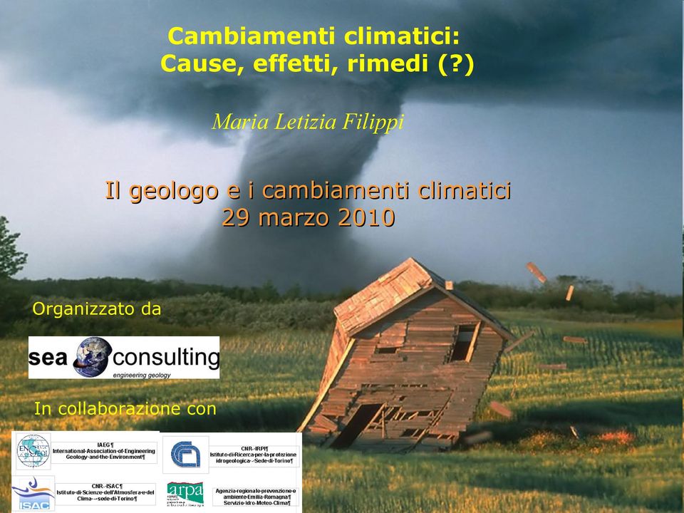 ) Maria Letizia Filippi Il geologo e i