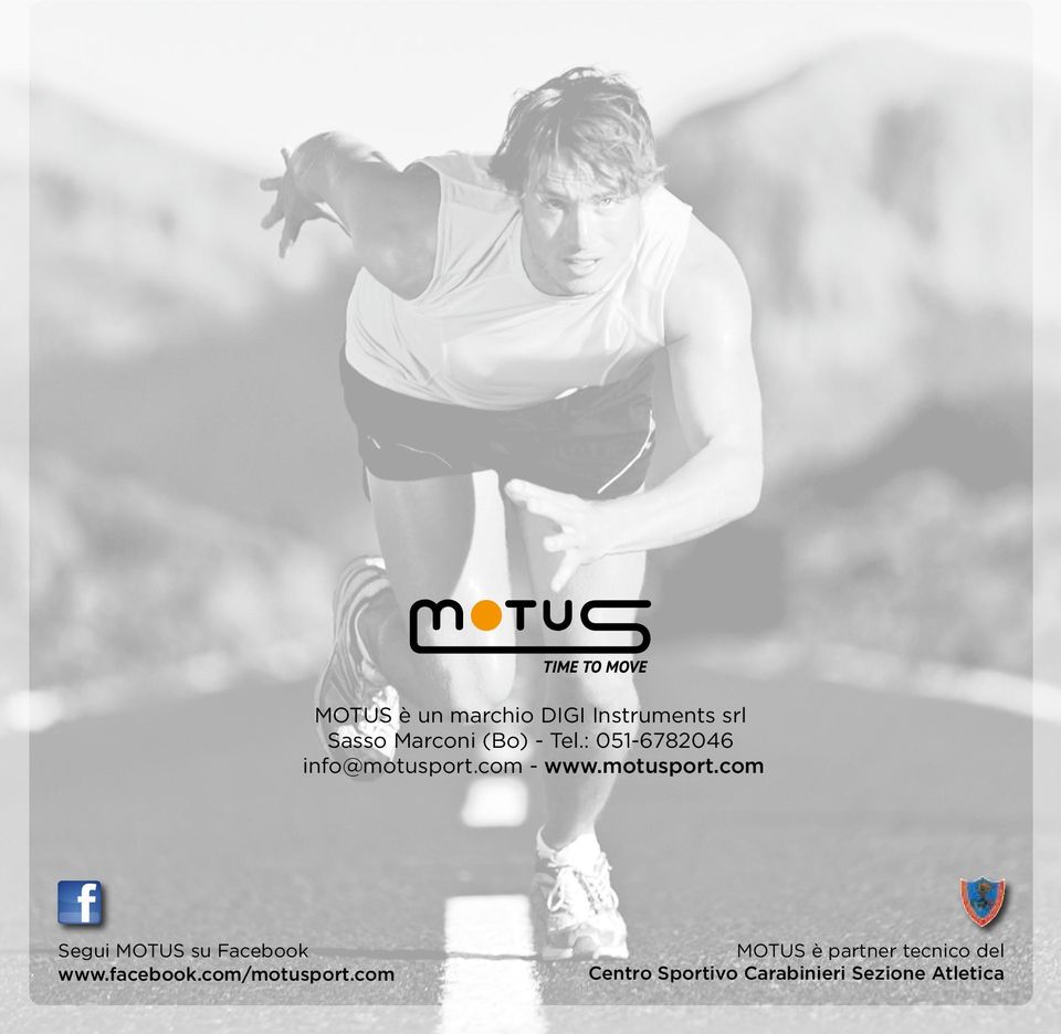 com - www.motusport.com Segui MOTUS su Facebook www.facebook.