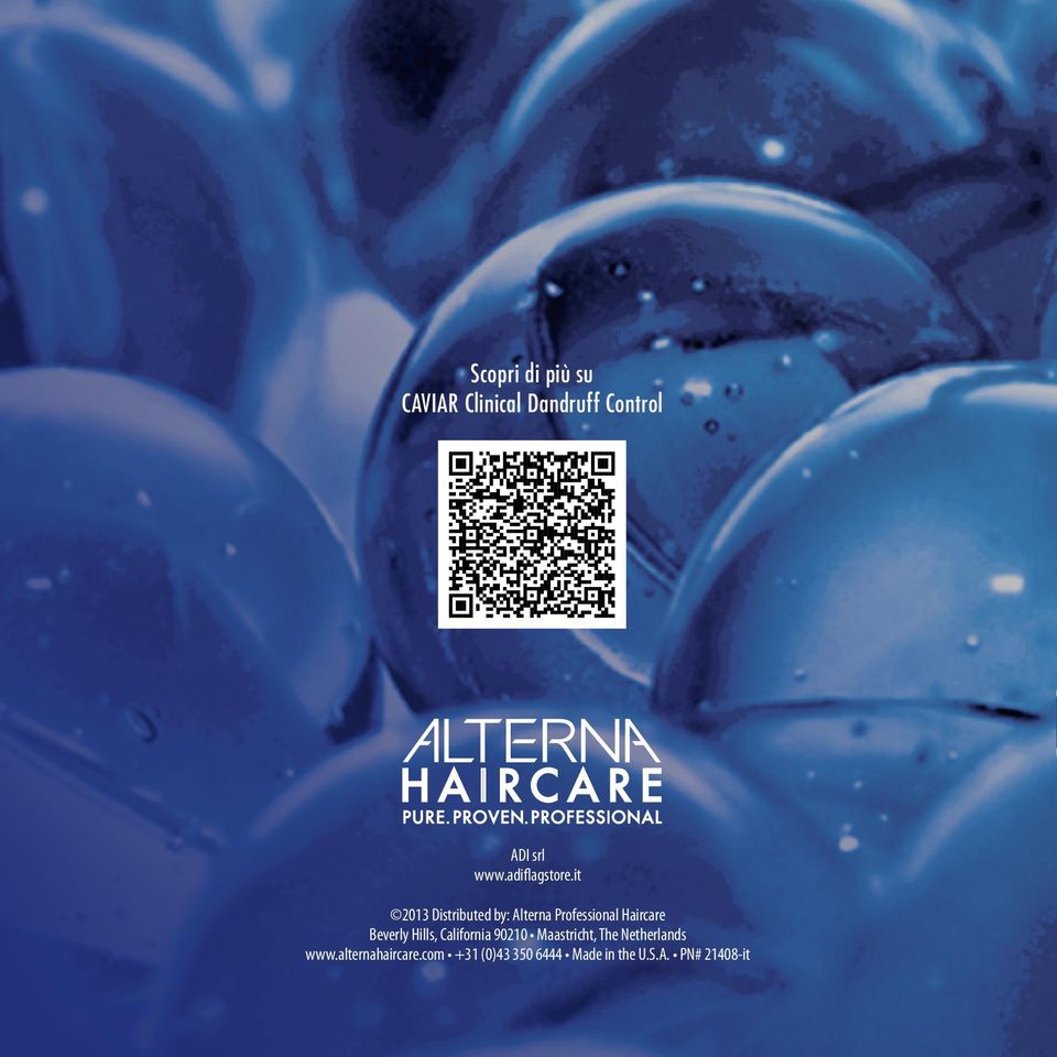 it 2013 Distributed by: Alterna Professional Haircare Beverly