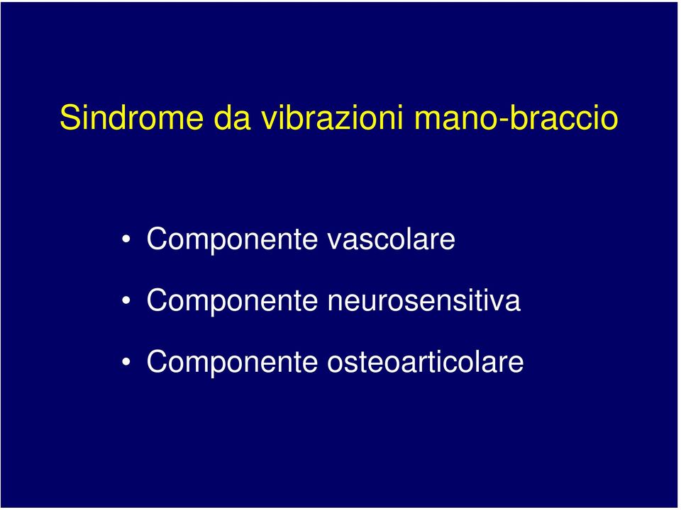 vascolare Componente