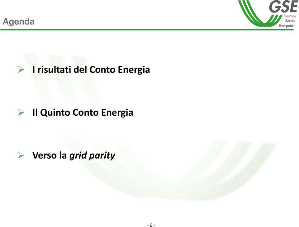 Quinto Conto Energia