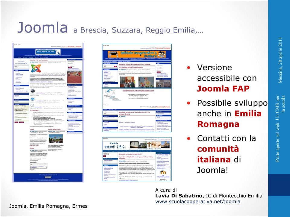 Joomla, Emilia Romagna, Ermes A cura di Lavia Di Sabatino, IC di