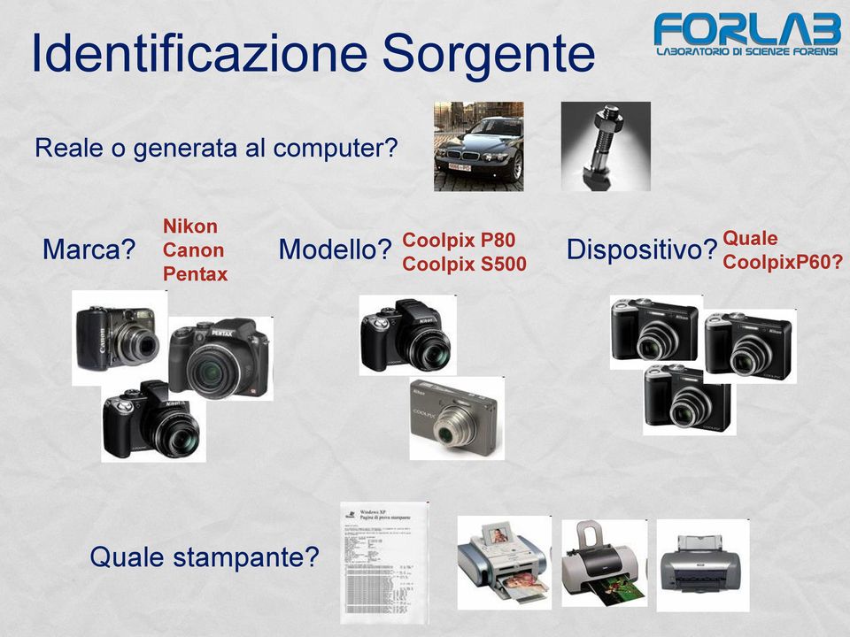 Canon Modello? Dispositivo?