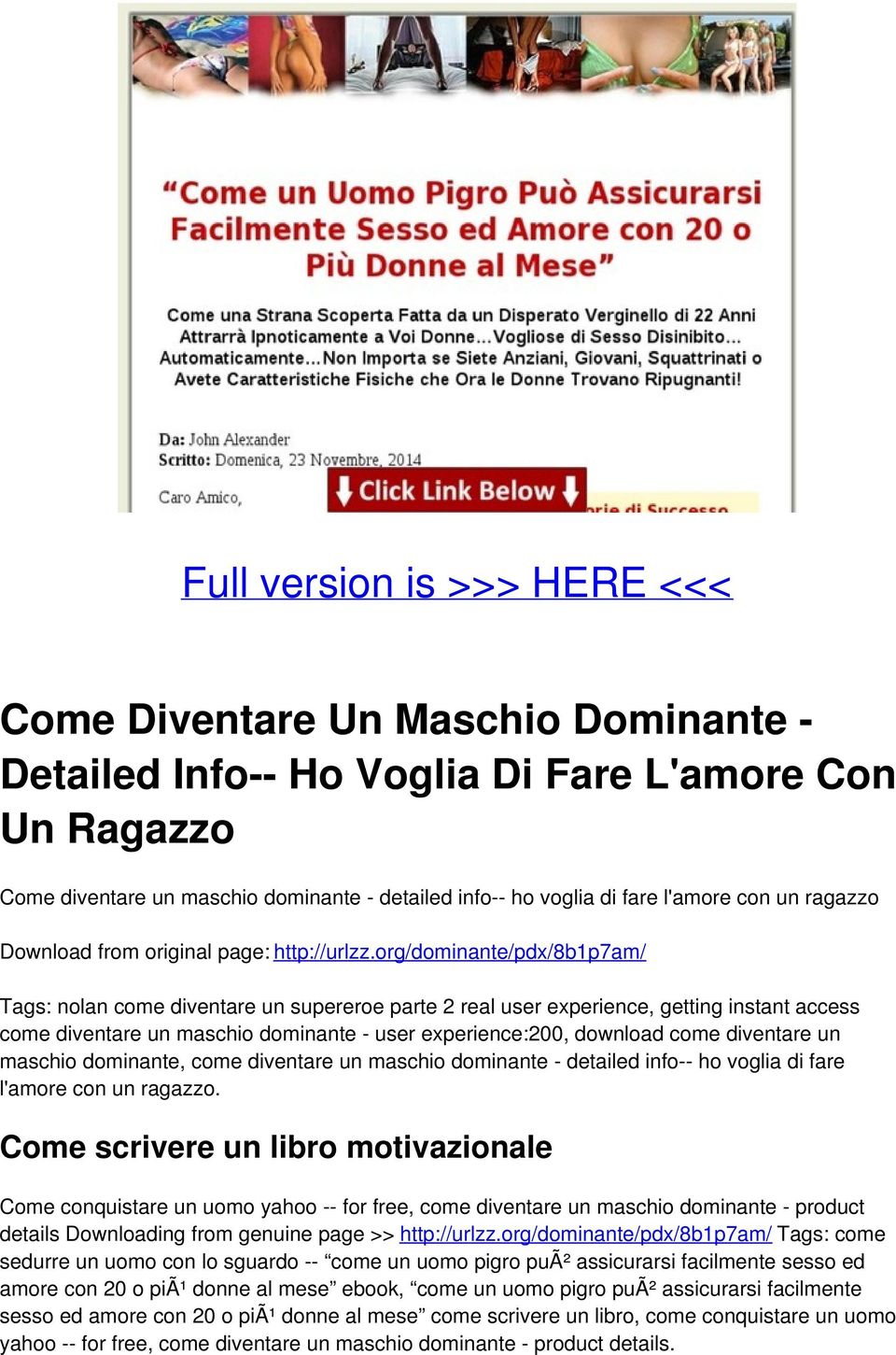 org/dominante/pdx/8b1p7am/ Tags: nolan come diventare un supereroe parte 2 real user experience, getting instant access come diventare un maschio dominante - user experience:200, download come