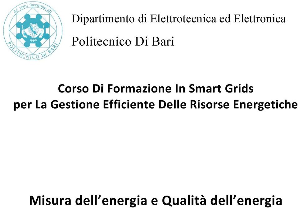 Grids per La Gestione Efficiente Delle Risorse