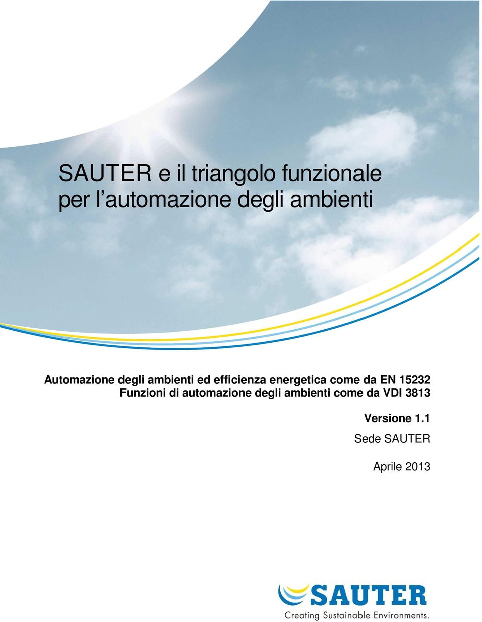 energetica come da EN 15232 Funzioni di automazione