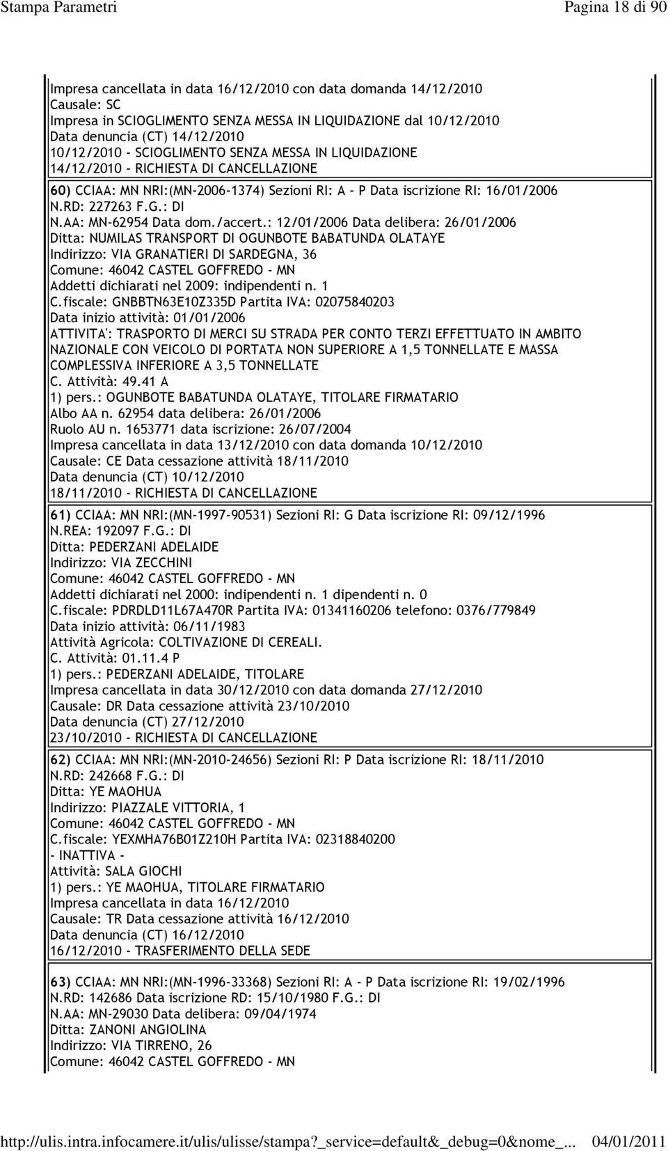 AA: MN-62954 Data dom./accert.