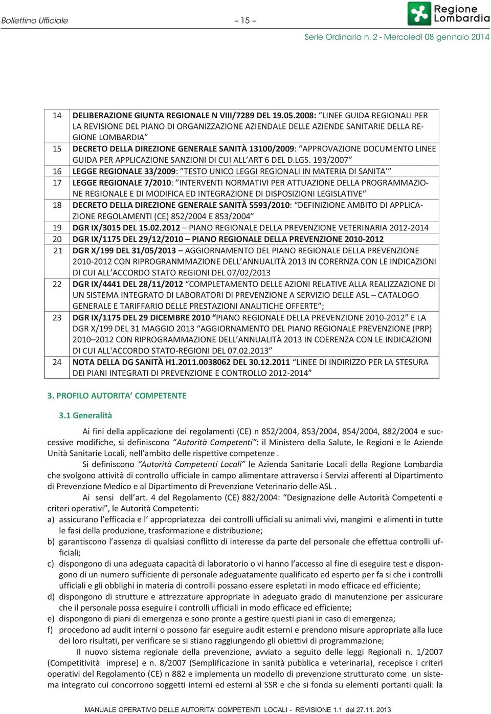 APPROVAZIONE DOCUMENTO LINEE GUIDA PER APPLICAZIONE SANZIONI DI CUI ALL ART 6 DEL D.LGS.