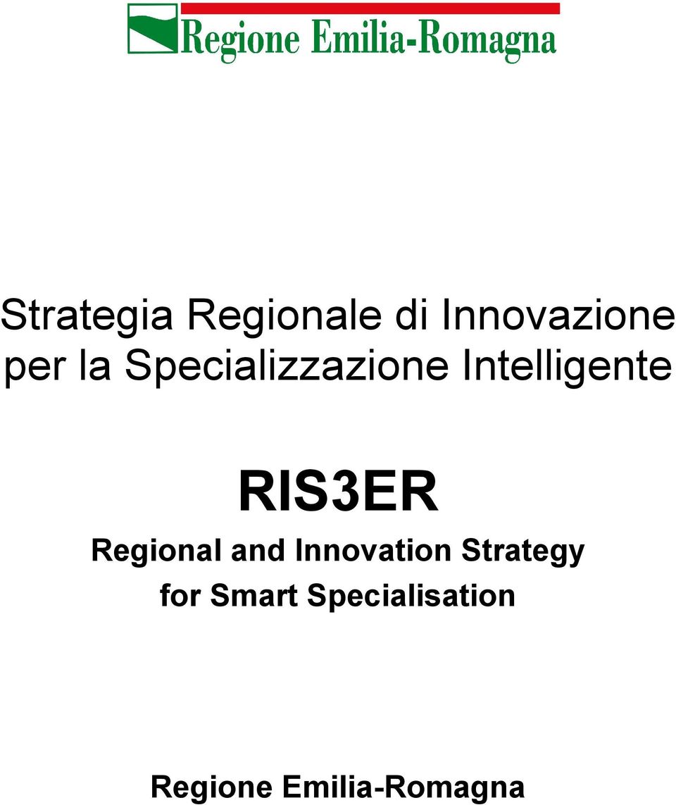 Regional and Innovation Strategy for