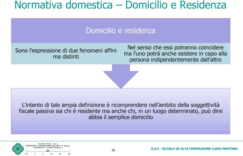 indipendentemente dall altro L intento di tale ampia definizione è ricomprendere nell ambito della