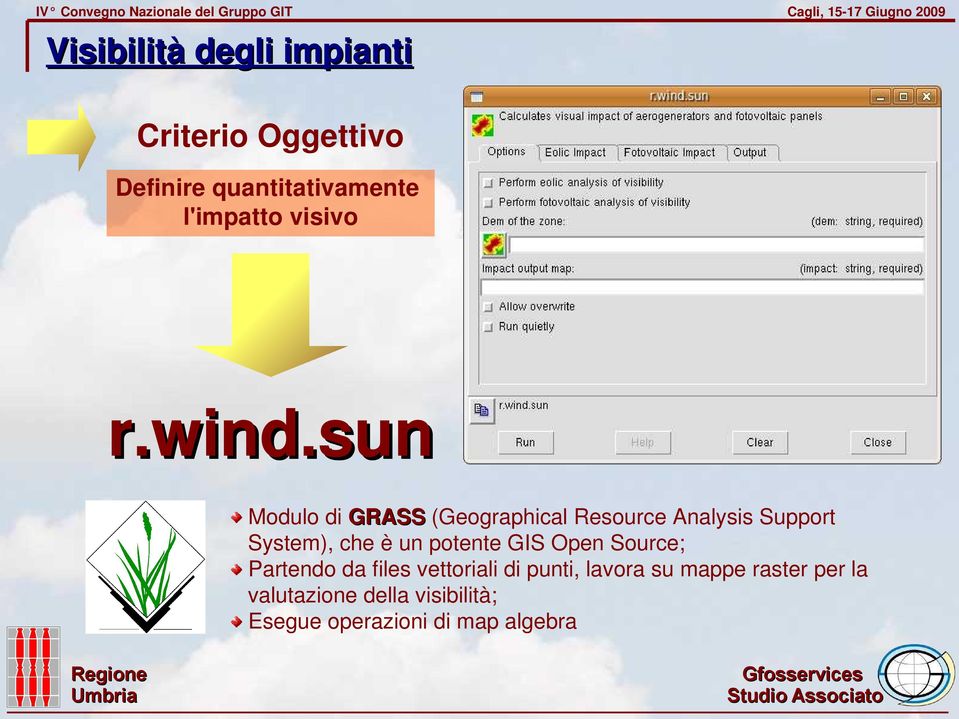 sun Modulo di GRASS (Geographical Resource Analysis Support System), che è un