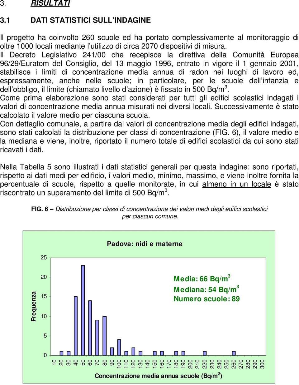 Il Decreto Legislativo 241/00 che recepisce la direttiva della Comunità Europea 96/29/Euratom del Consiglio, del 13 maggio 1996, entrato in vigore il 1 gennaio 2001, stabilisce i limiti di