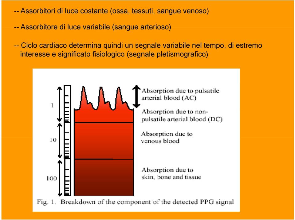 cardiaco determina quindi un segnale variabile nel tempo, di