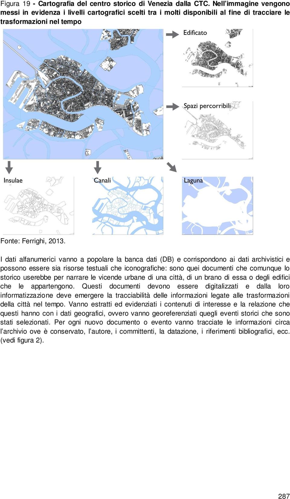 I dati alfanumerici vanno a popolare la banca dati (DB) e corrispondono ai dati archivistici e possono essere sia risorse testuali che iconografiche: sono quei documenti che comunque lo storico