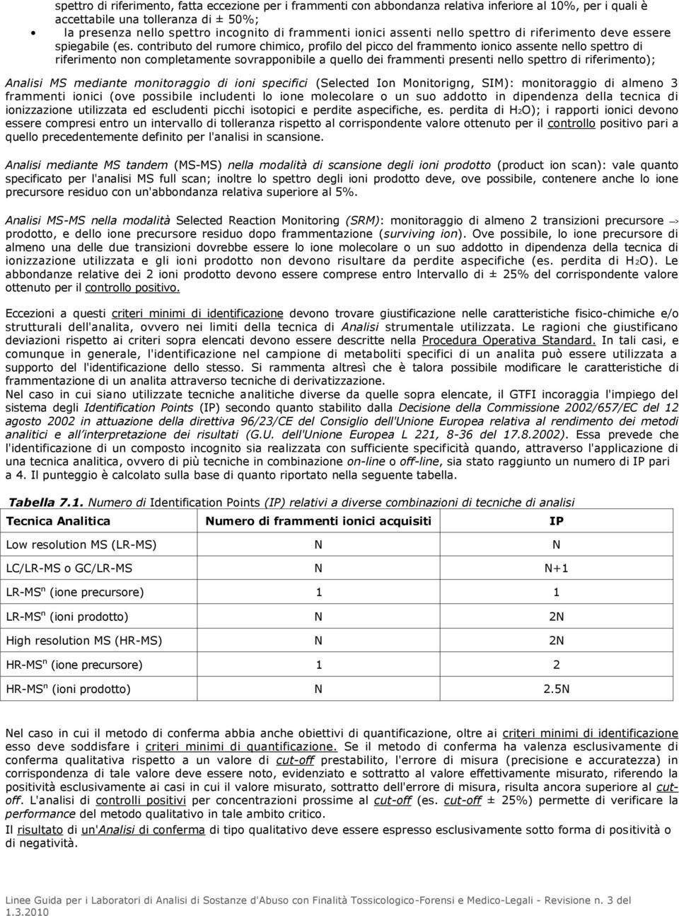 contributo del rumore chimico, profilo del picco del frammento ionico assente nello spettro di riferimento non completamente sovrapponibile a quello dei frammenti presenti nello spettro di