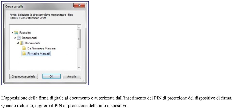 protezione del dispositivo di firma.