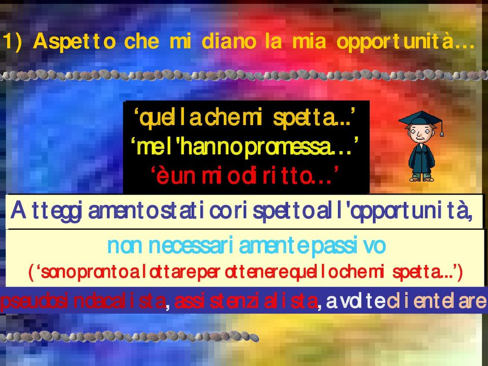 all'opportunità, non necessariamente passivo ( sono pronto a lottare per