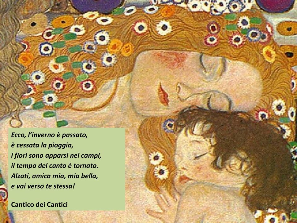 tempo del canto è tornato.