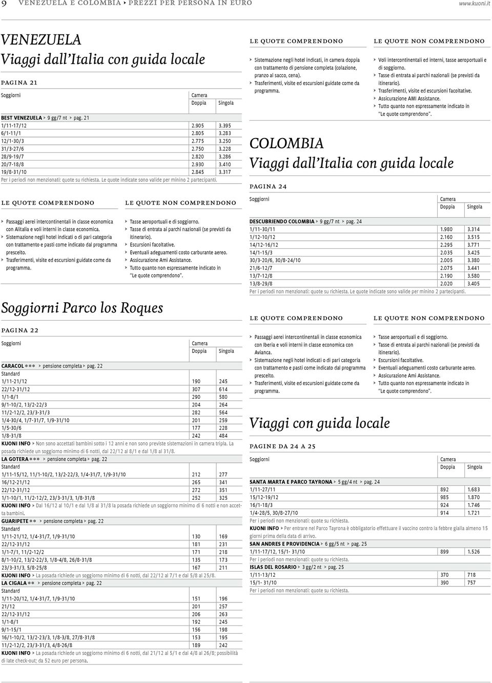 h Sistemazione negli hotel indicati, in camera doppia con trattamento di pensione completa (colazione, pranzo al sacco, cena). programma.