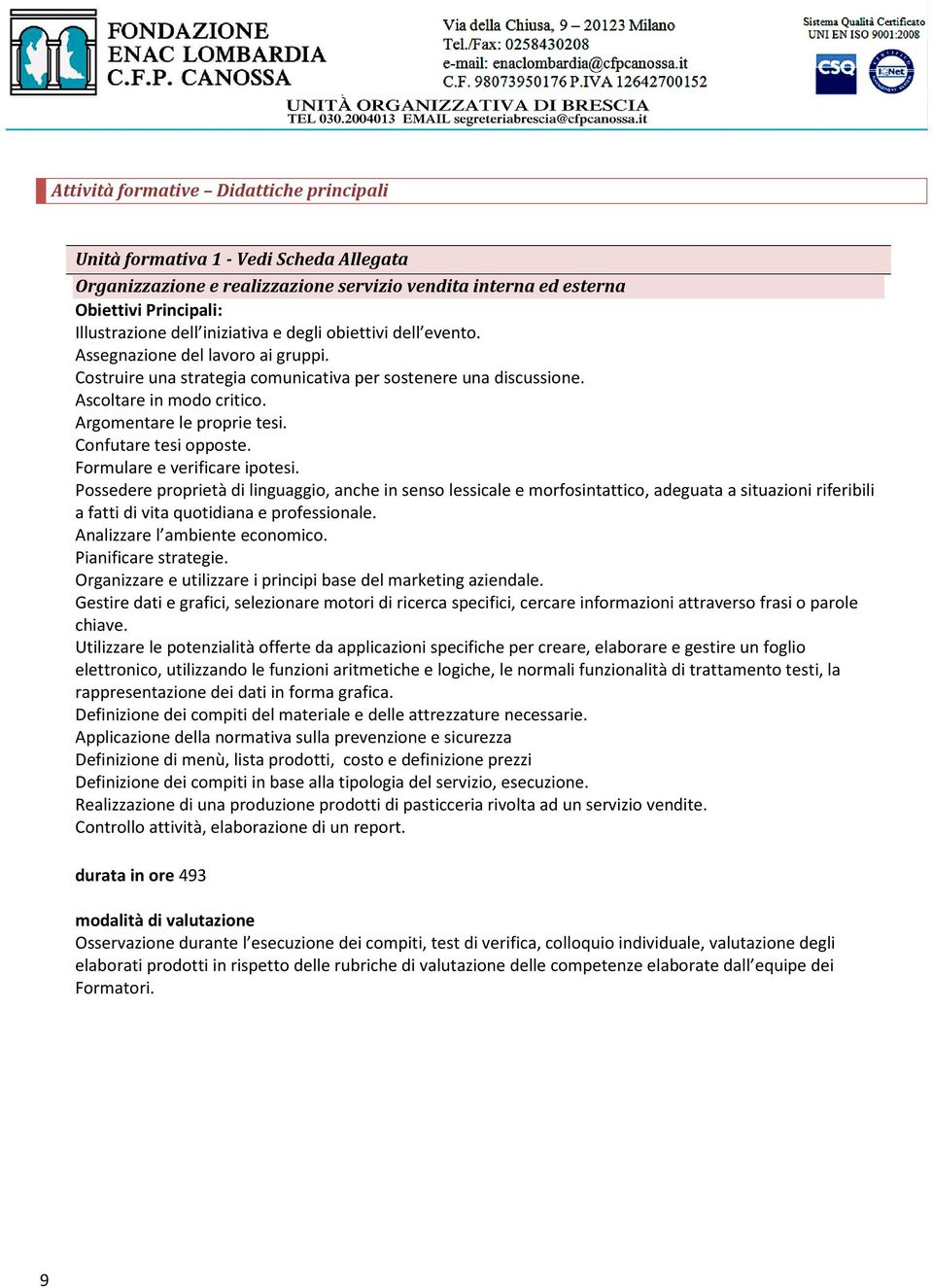 Confutare tesi opposte. Formulare e verificare ipotesi.