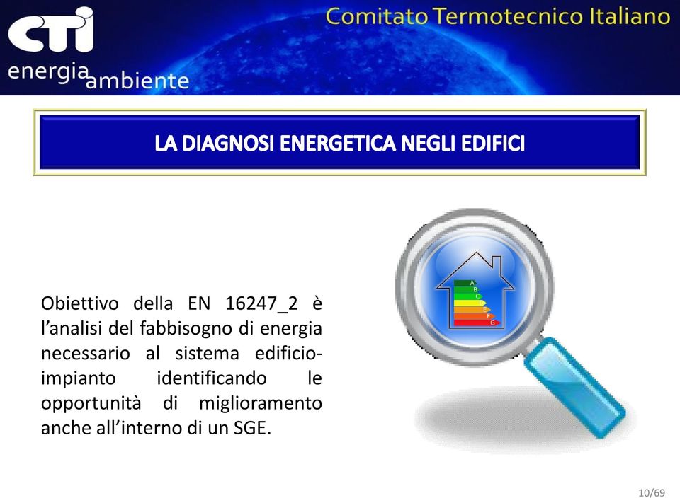 edificioimpianto identificando le opportunità