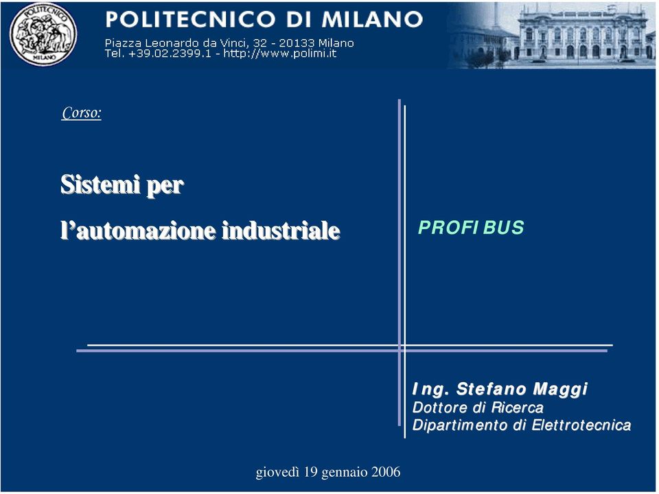 . Stefano Maggi Dottore di Ricerca