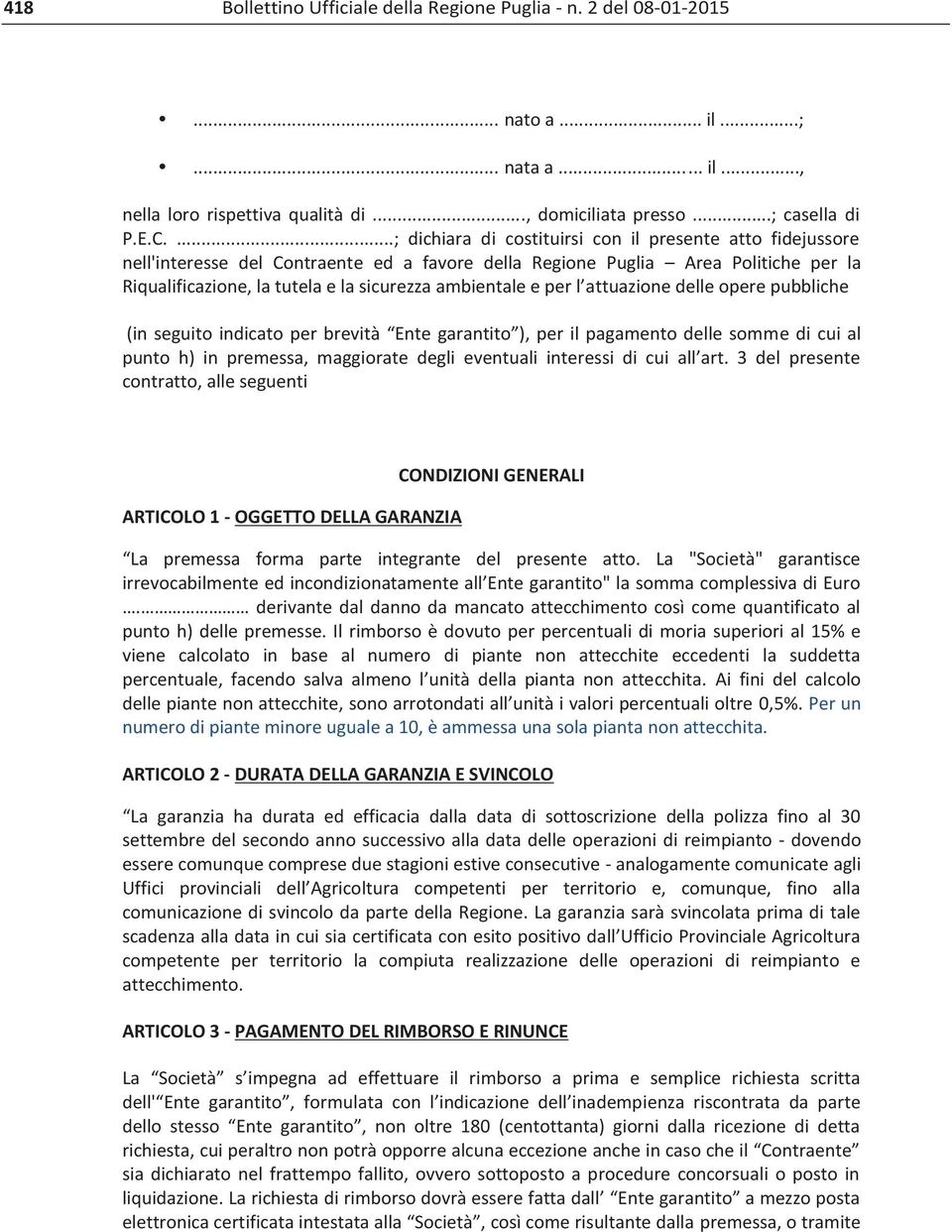 Regione Puglia n.