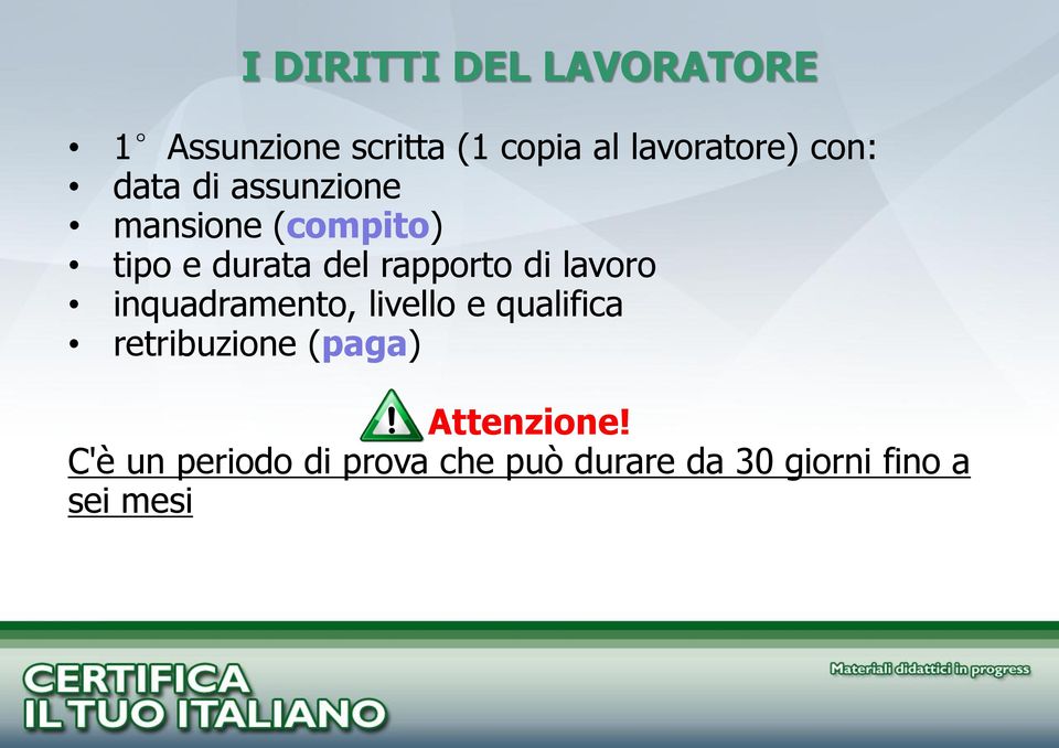 di lavoro inquadramento, livello e qualifica retribuzione (paga)