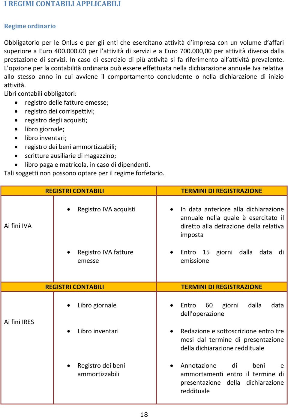 L opzione per la contabilità ordinaria può essere effettuata nella dichiarazione annuale Iva relativa allo stesso anno in cui avviene il comportamento concludente o nella dichiarazione di inizio