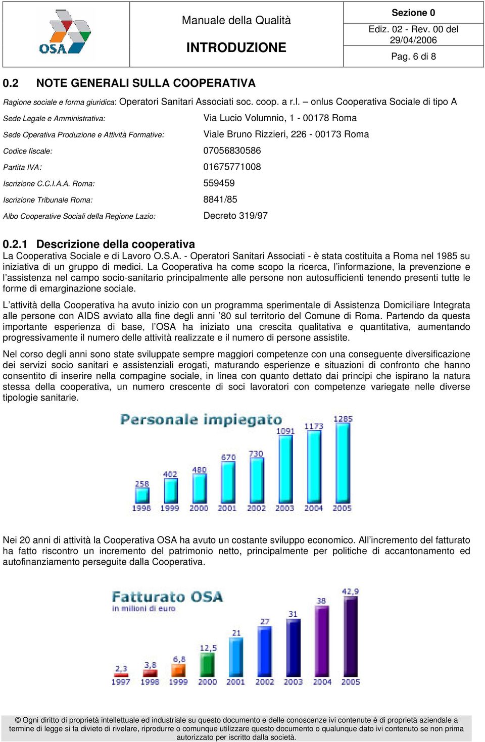 onlus Cooperativa Sociale di tipo A 