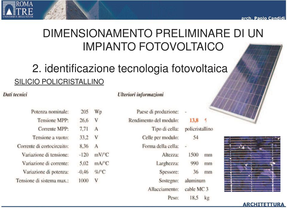 identificazione tecnologia