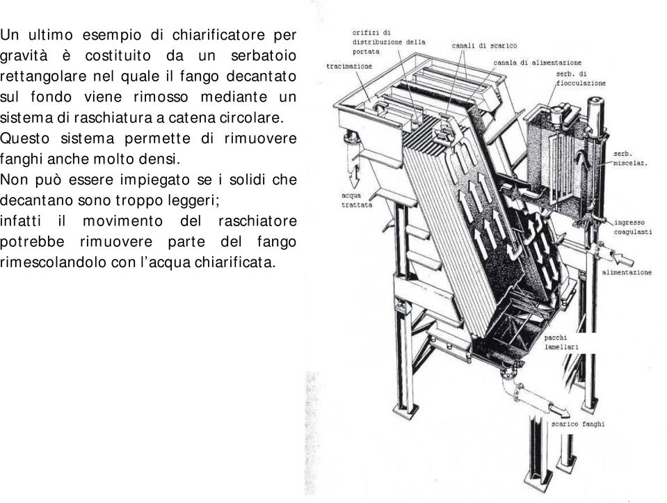 Questo sistema permette di rimuovere fanghi anche molto densi.