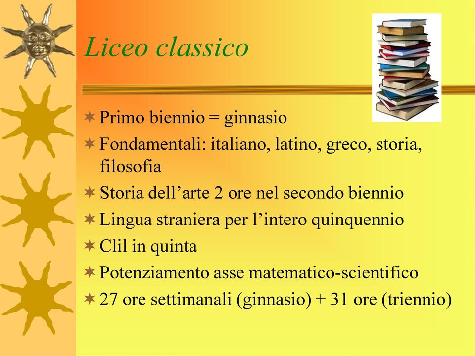 Lingua straniera per l intero quinquennio Clil in quinta Potenziamento