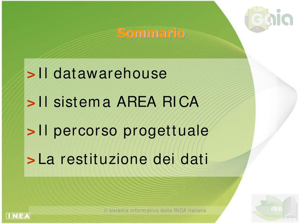 sistema AREA RICA >Il